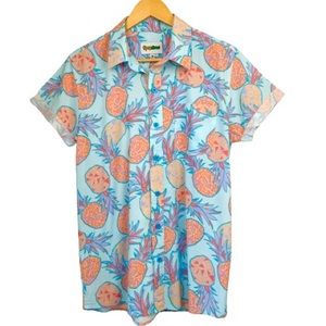 Tipsy Elves Men’s Short Sleeved Button Down Shirt